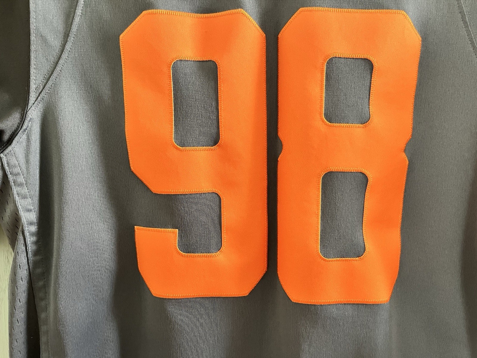 Men’s Size Small Limited Edition Smokey Gray My All TN Vols Nike Football Jersey gallery