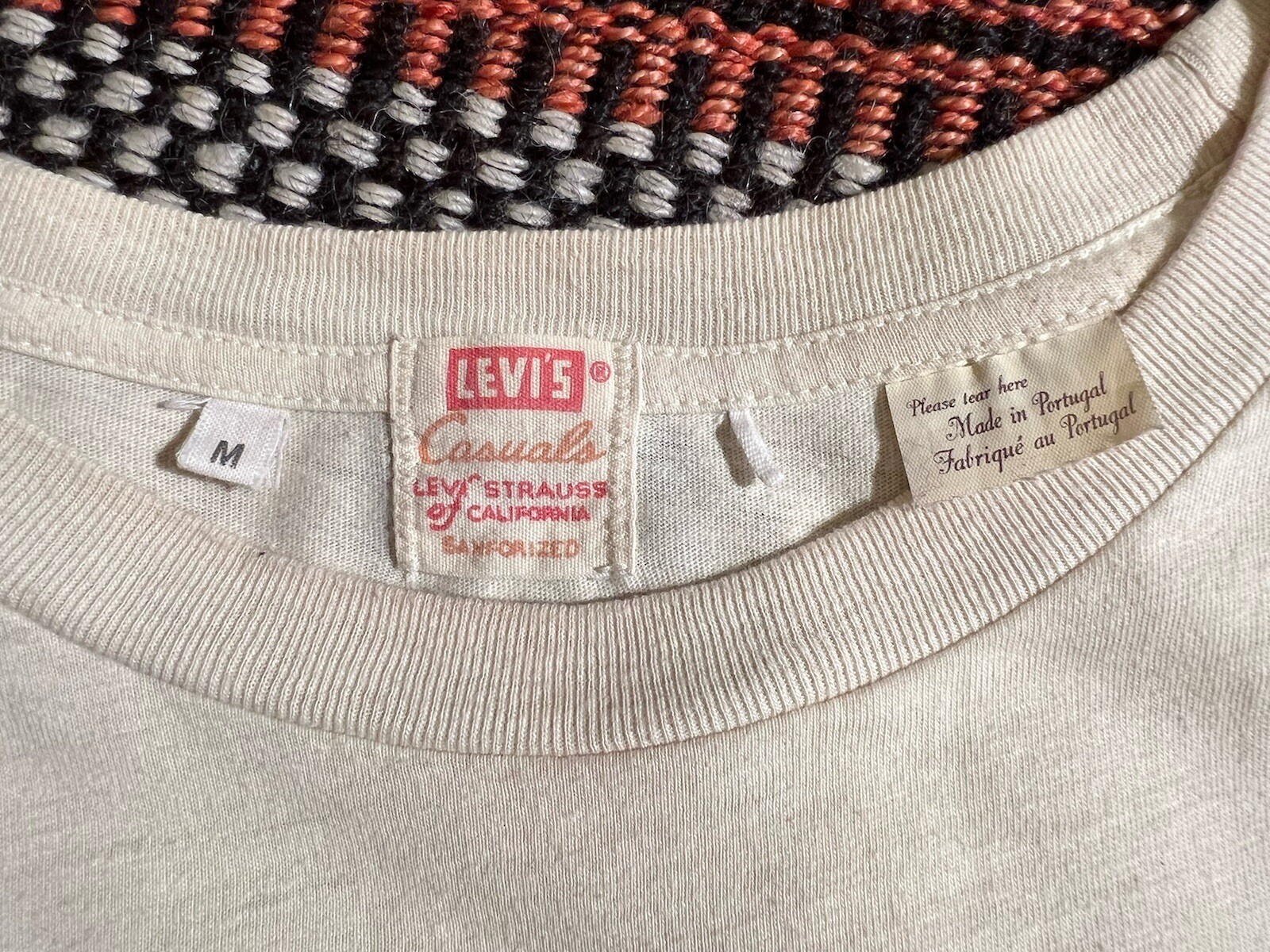 Levis LVC T-Shirt M 60's Vintage Clothing Single Stitch Graphic Navajo S Western gallery