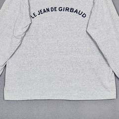 Marithe Francois Girbaud T-shirt Mens Medium Gray Spellout Logo Long Sleeve