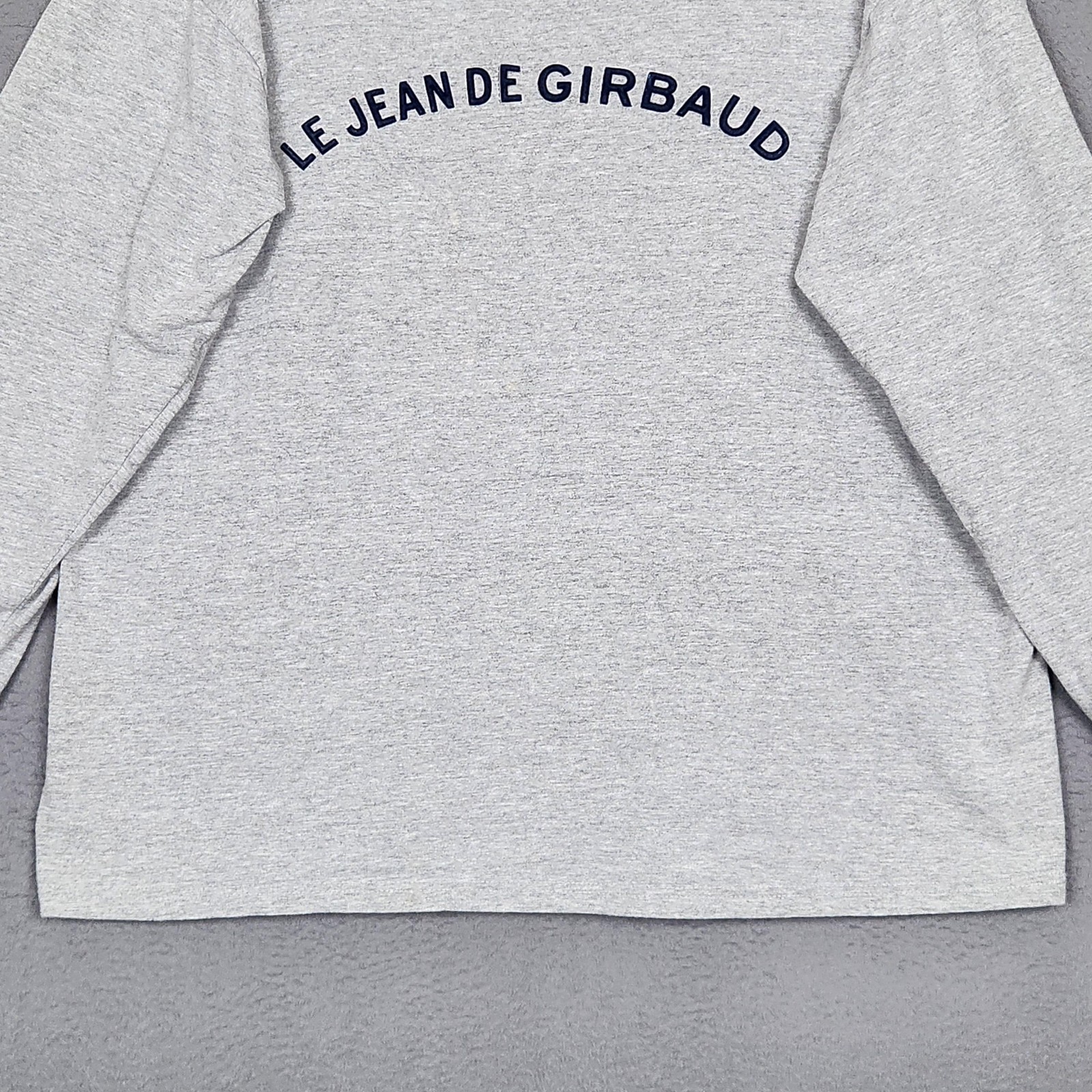 Marithe Francois Girbaud T-shirt Mens Medium Gray Spellout Logo Long Sleeve gallery
