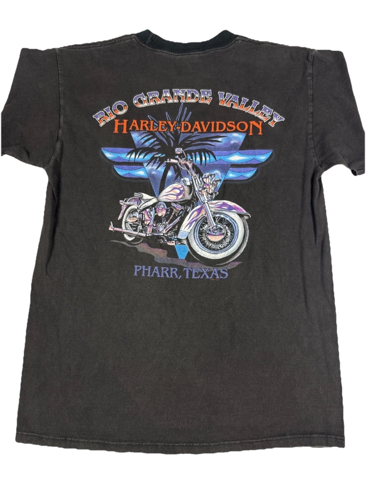 Vintage Harley Davidson Rio Grande Valley Pharr, Texas T Shirt Large