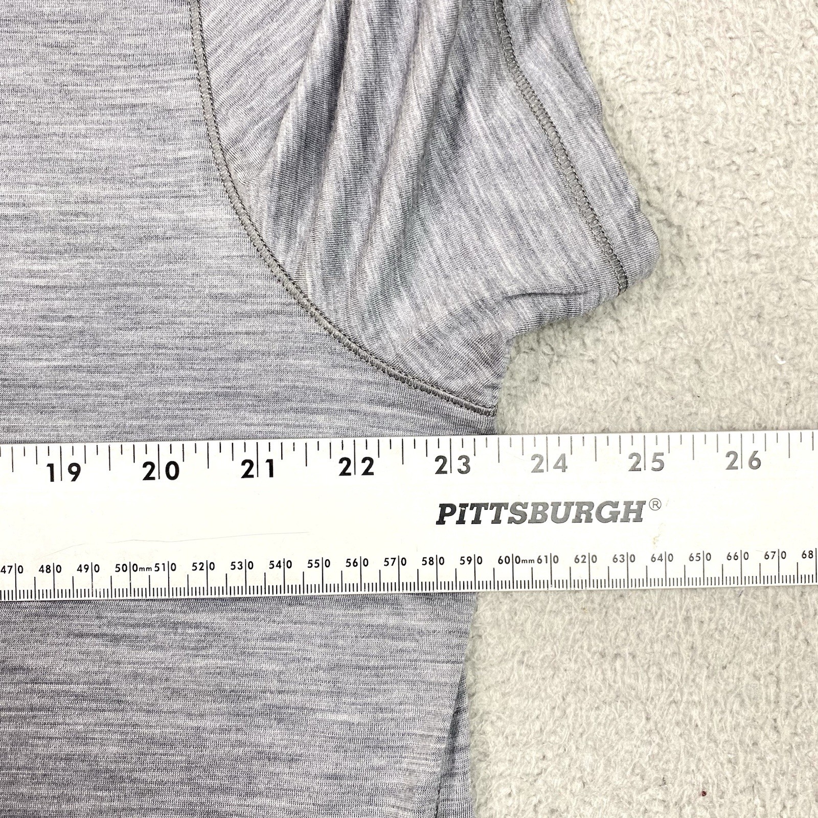 PROOF Merino Wool T Shirt Men's Size XXL Gray Short Sleeve Crewneck Breathable gallery