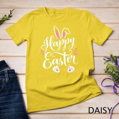 Happy Easter Bunny Rabbit Face Funny Easter Day Women Girls Unisex T-shirt