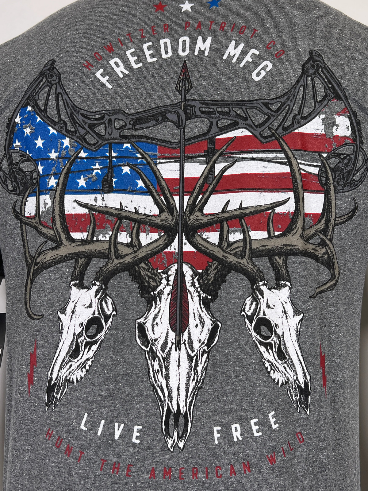 Howitzer Style Men's T-Shirt FREEDOM HUNT Military Grunt MFG gallery