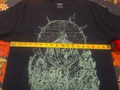 Fallout Crate Lootwear Exclusive Graphic Print Glow In The Dark Shirt Men Medium