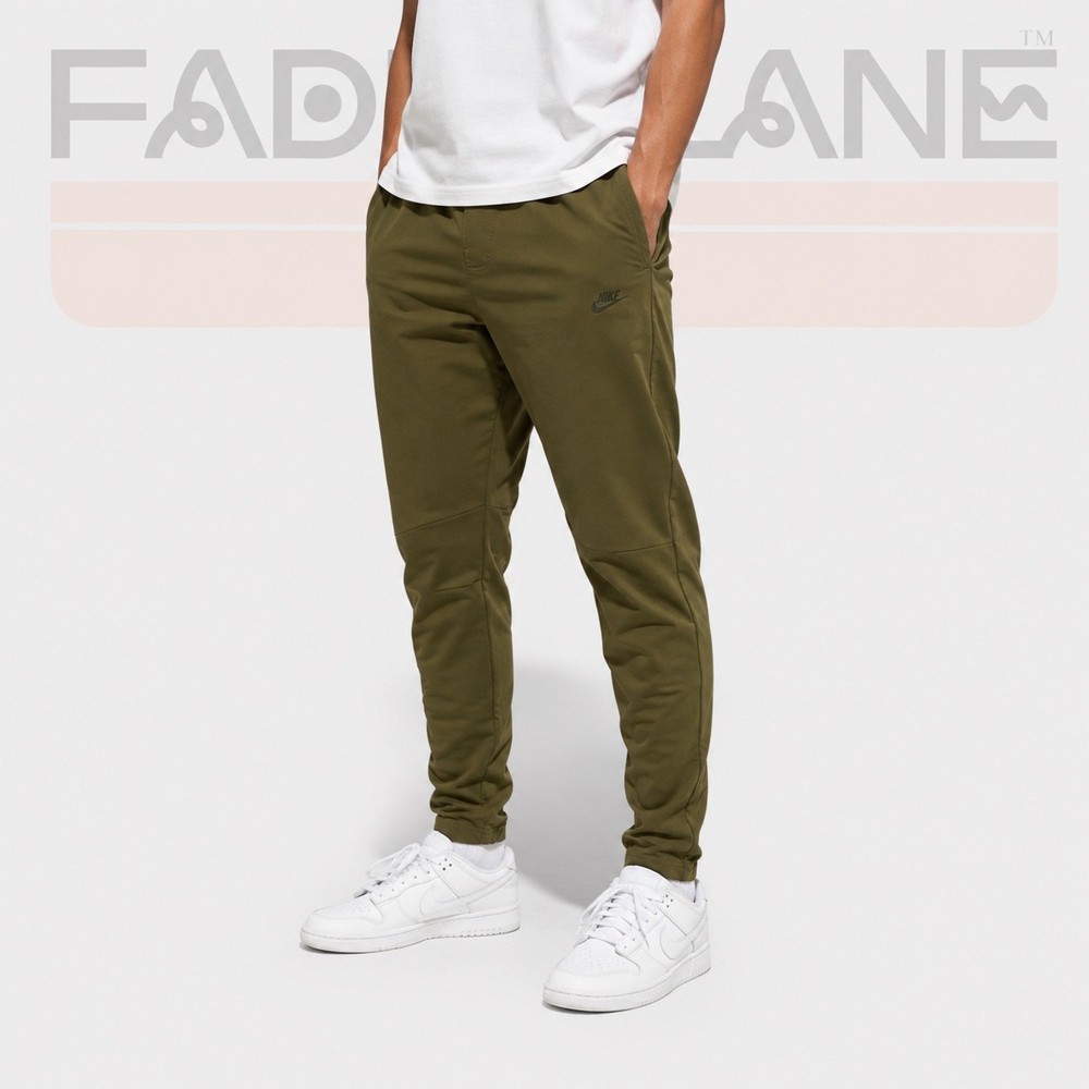 Nike Green Thick Wind Break Joggers, Size: Small