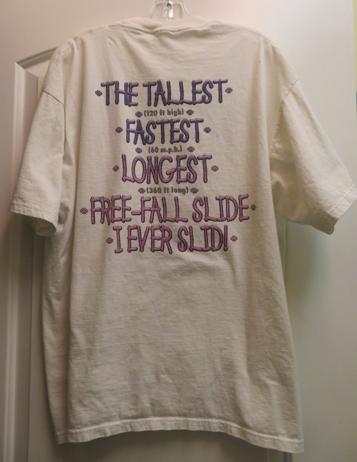 Vintage 90s Disney Blizzard Beach/Summit Plummit Men's XL tshirt-see Description gallery