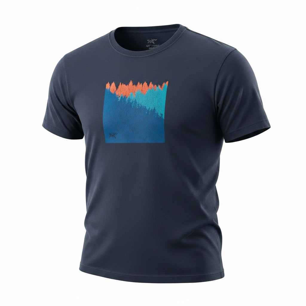 Arc'teryx Arc'Word Mountain Forest Graphic T-Shirt gallery