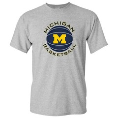 Michigan Wolverines Basketball Logo Classic Fan Shirt T shirt