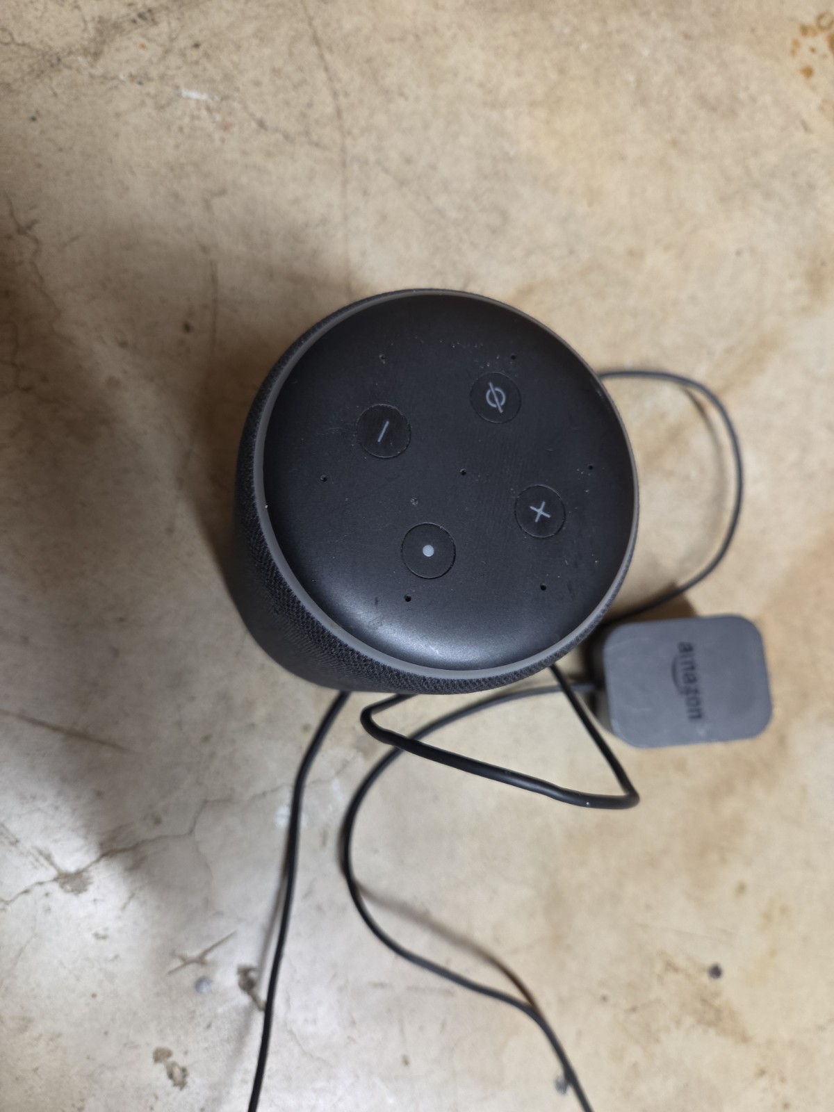 Amazon Echo 3rd Gen R9P2A5  Smart Speaker with cord  tested works free ship