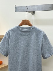 Prada Men’s Gray round-neck short-sleeved shirt size XXL