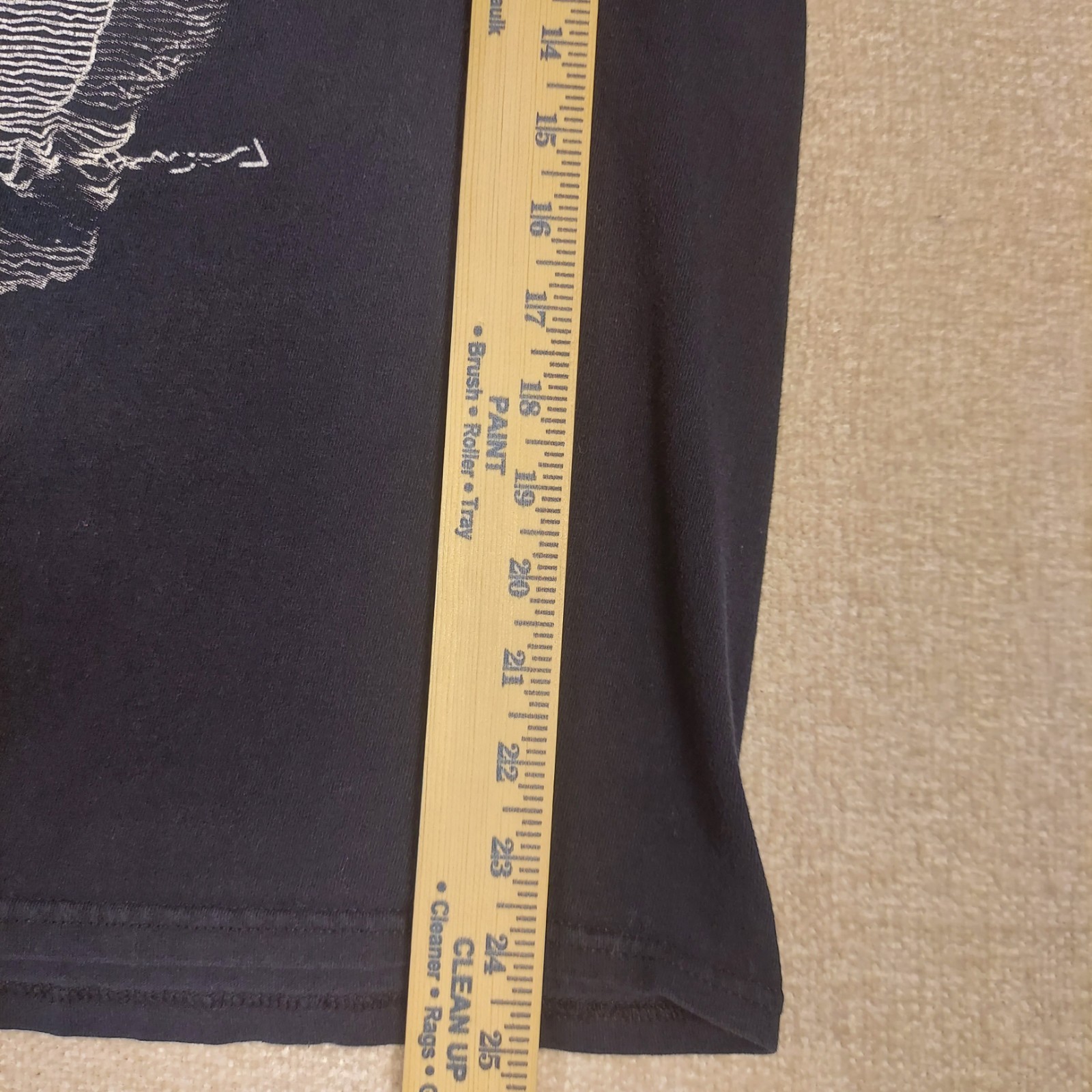 Vintage 2000s Y2K Peter Saville Joy Division Unknown Pleasures Type Mens Medium gallery