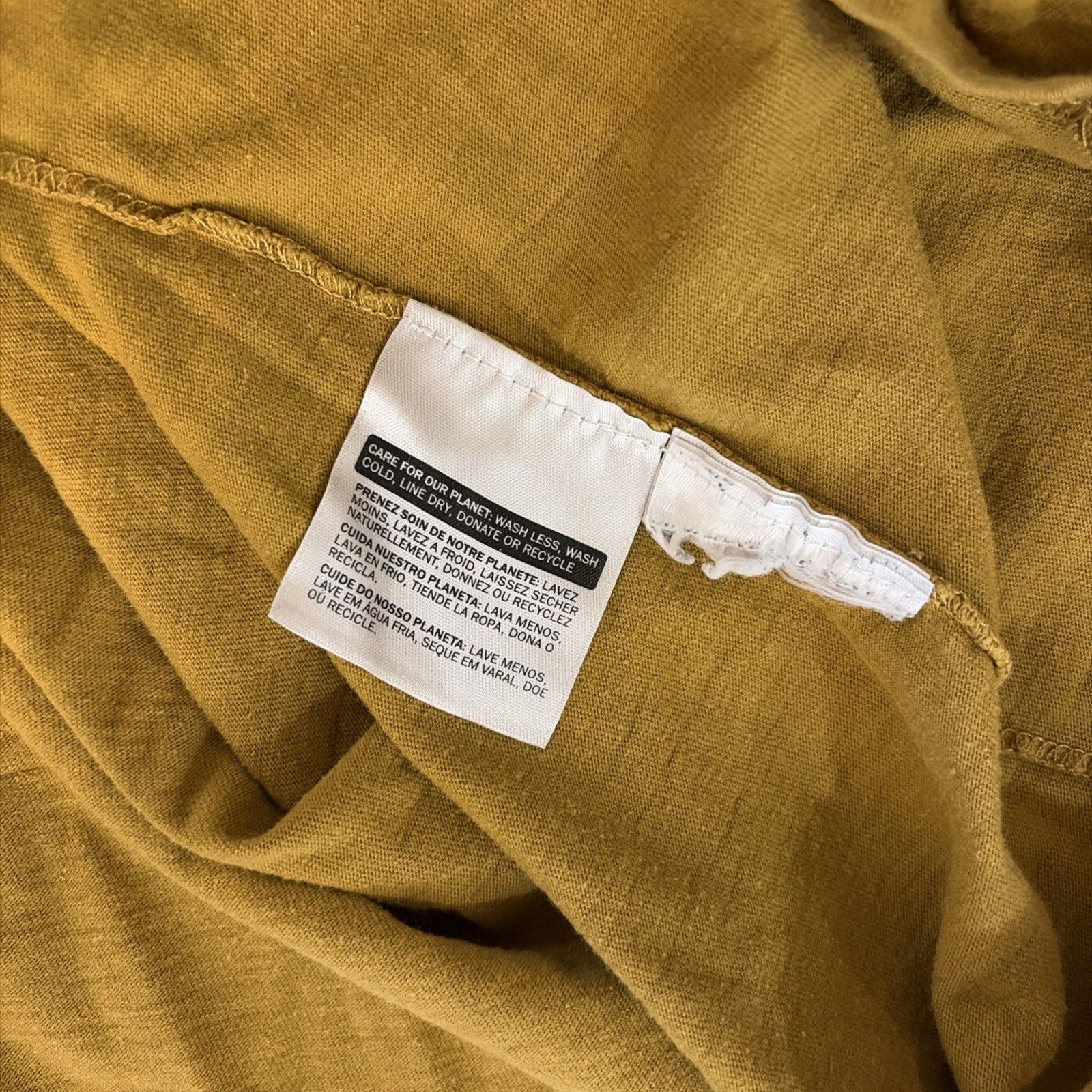 VINTAGE LEVI’S | LVC 50s Sportswear T-Shirt Clothing Marigold Rare Color Size M gallery