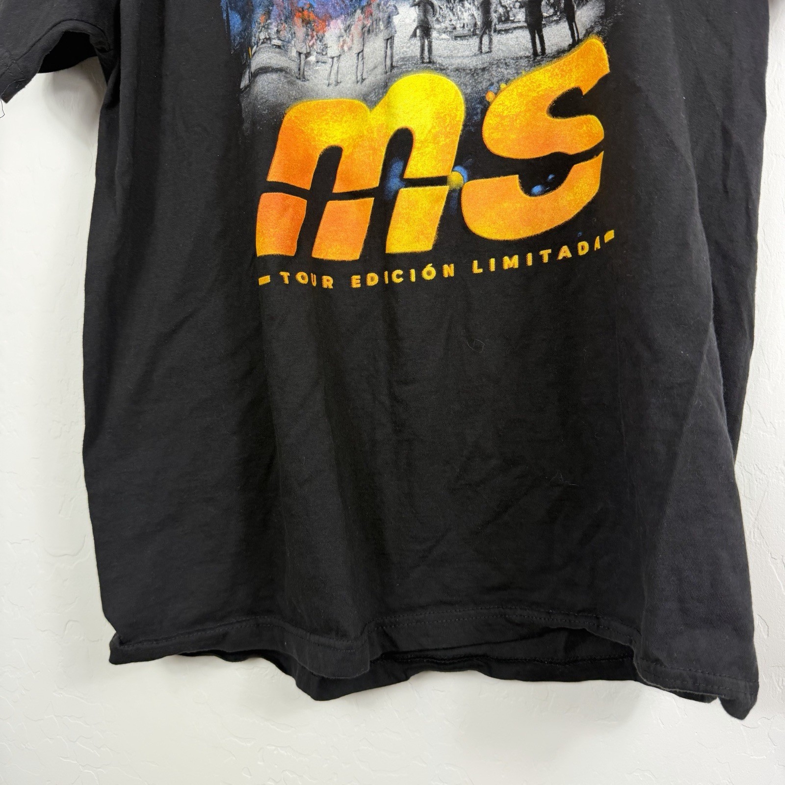Banda MS Tour Edicion Limitada Graphic T-Shirt Mens Large Black Concert Tee gallery