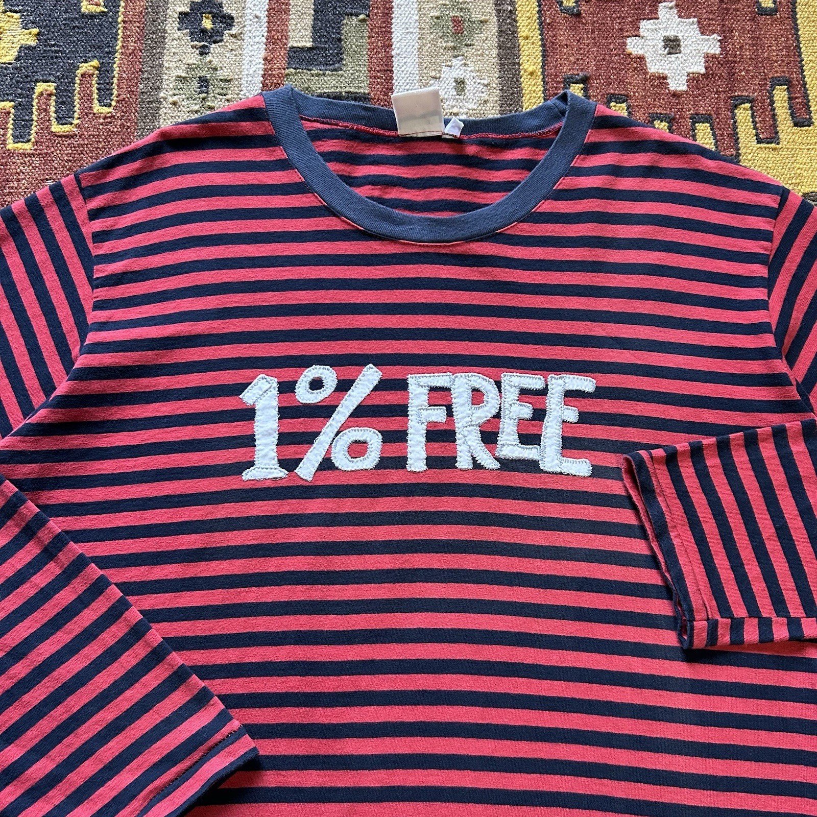 LVC Levi’s Vintage Clothing 1966 1% Free Long Sleeve Striped Tee Sz L gallery
