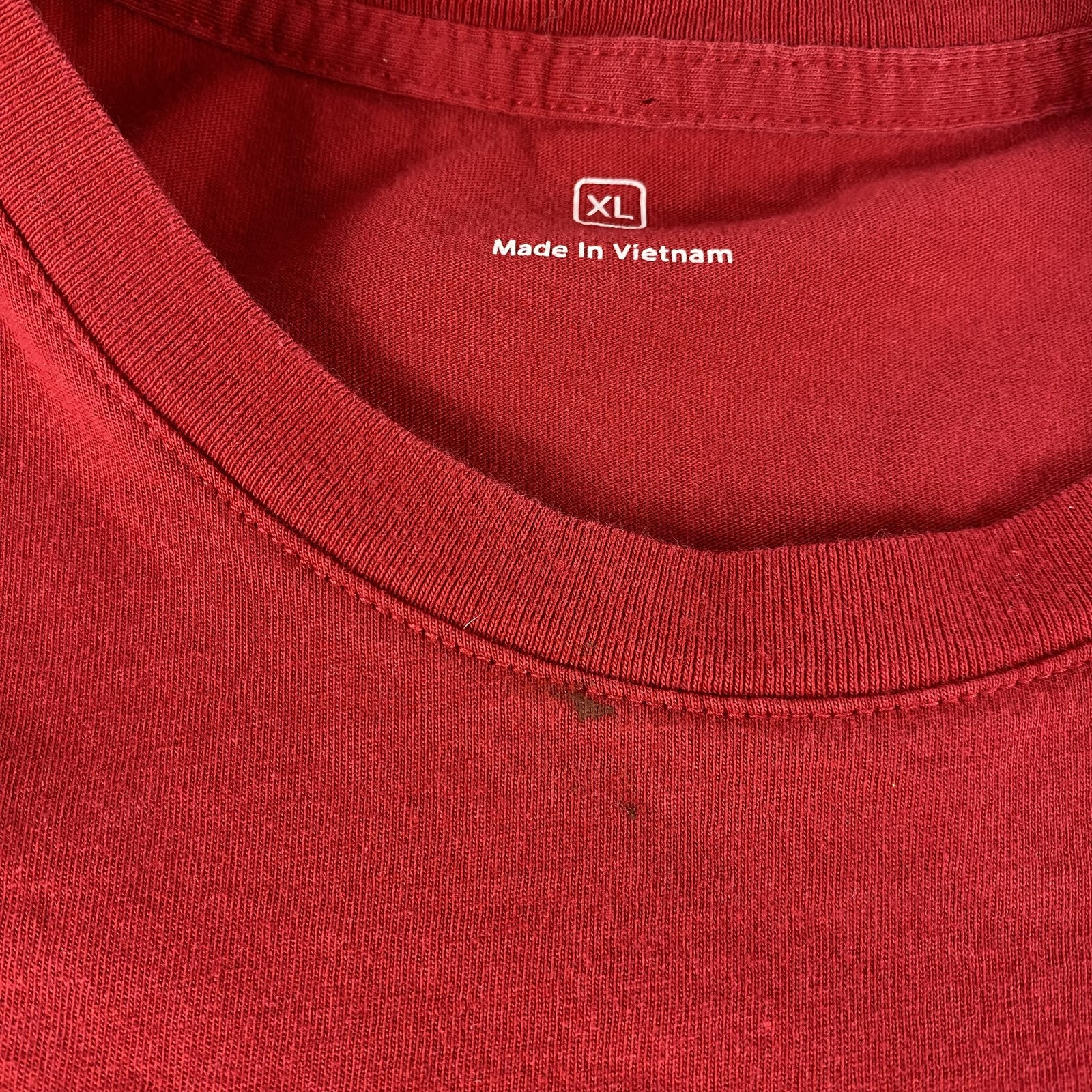 Apple Employee Shirt Mens XL Red Short Sleeve Crewneck Graphic Tee Logo gallery