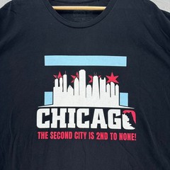 Chicago Mahogany Tours The Second City Is 2nd To None T Shirt 2XL USA Baggy DOP
