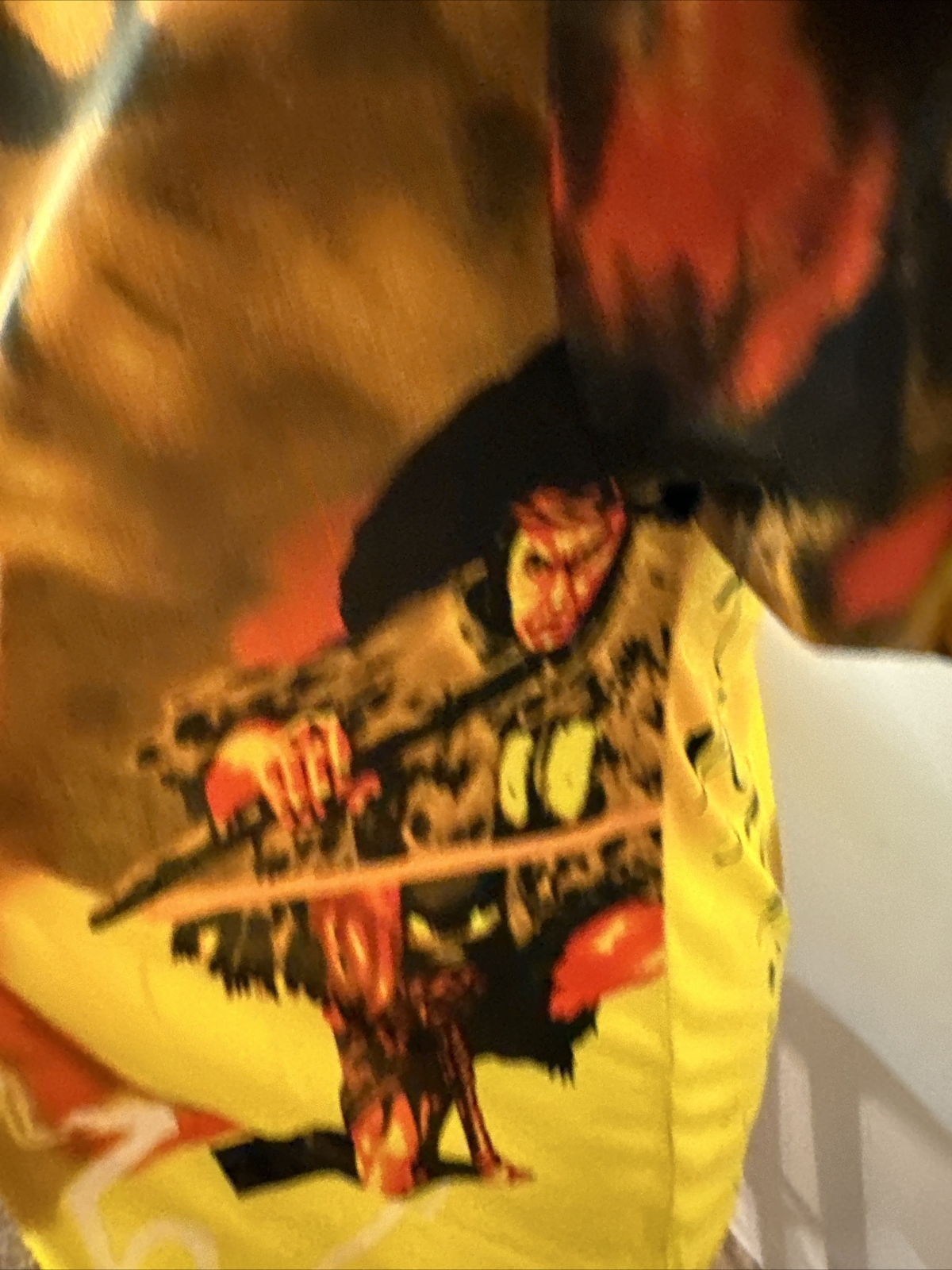 SPEED DEMON Asian warrior Flames Super SS T-Shirt Large RN52469 gallery