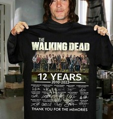 The Walking Dead 12th Anniversary 2010-2022 Movie Film Tee Shirt