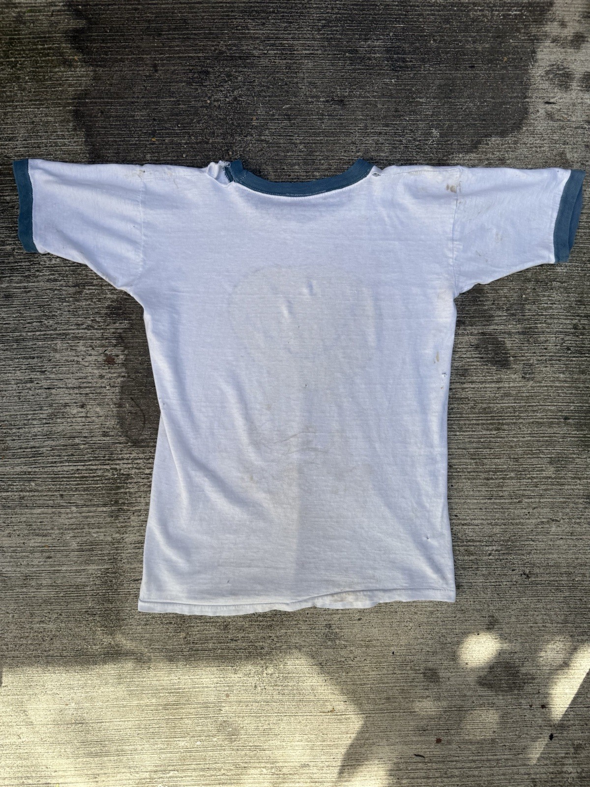 50’s/60’s Vintage Smiley Ringer Tee Size S gallery