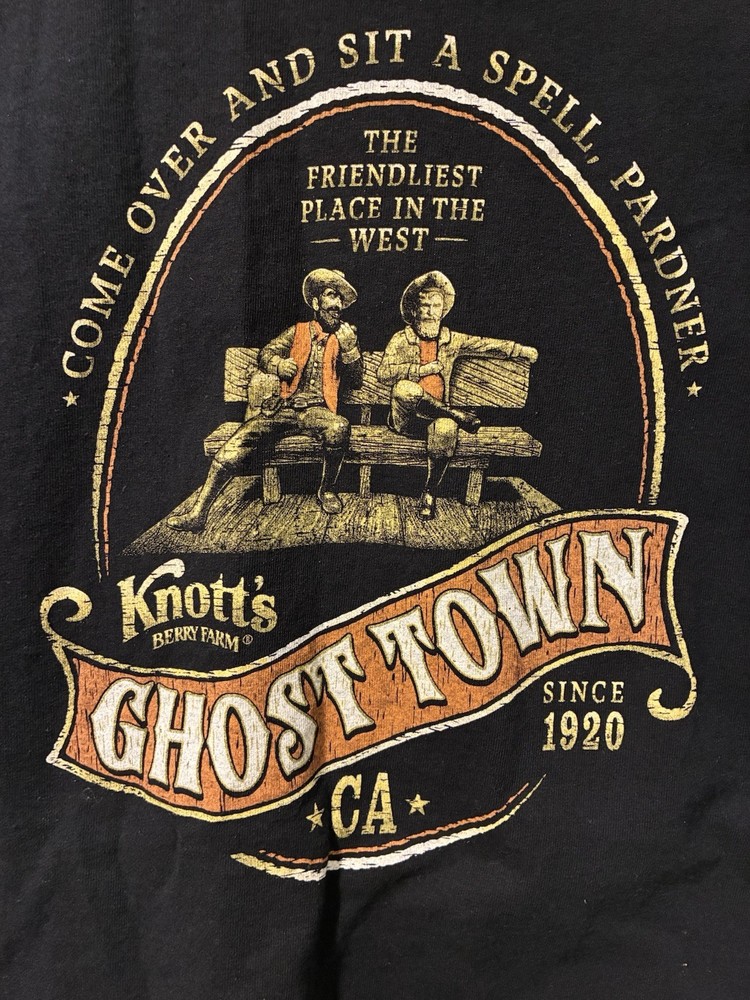 Knotts Berry Farm Ghost Town Cowboy Bench Sculpture LARGE Sit a Spell