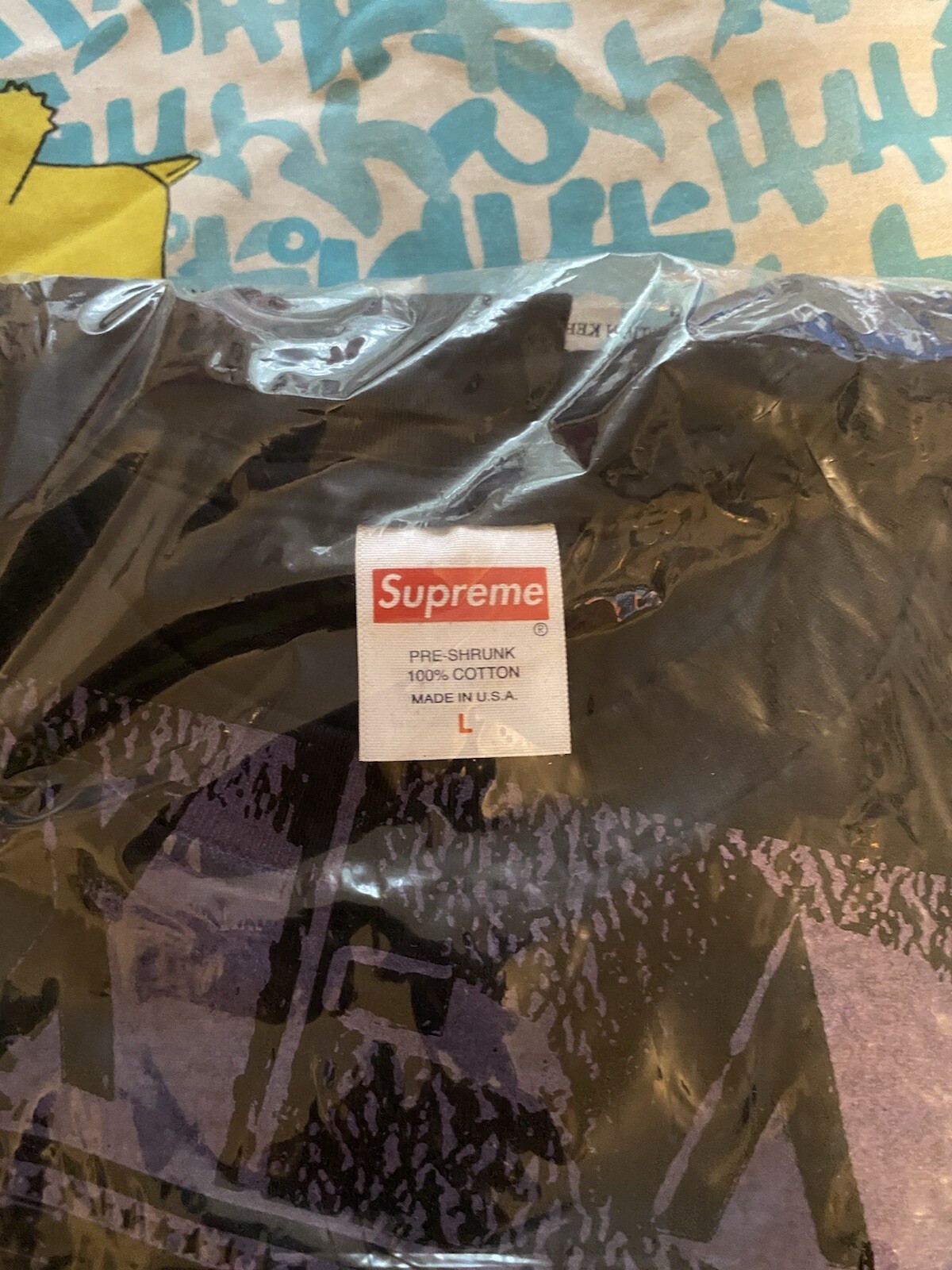 Supreme Collage Tee Black Large SS24 Streetwear Photo Women's History Museum gallery