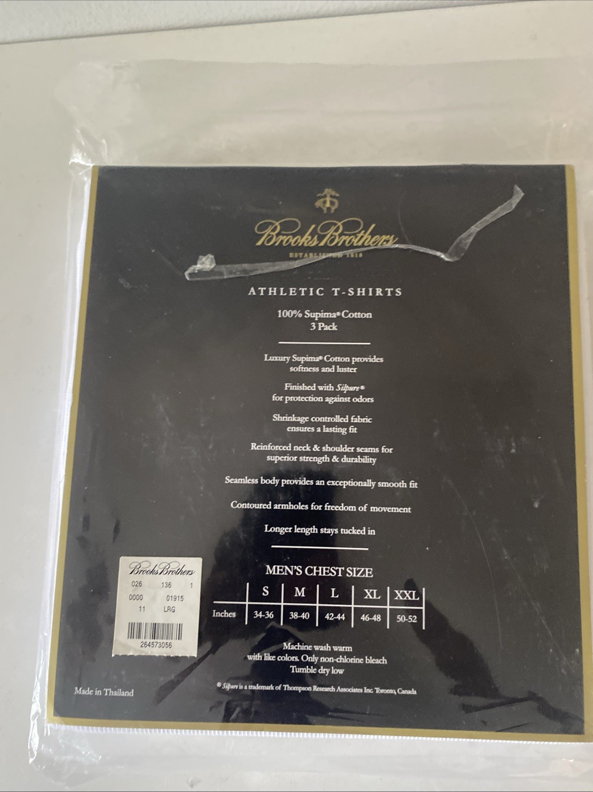 Brooks Brothers Athletic Supima Cotton Sleeveless T Shirts 2 Pack Med Ribbed gallery