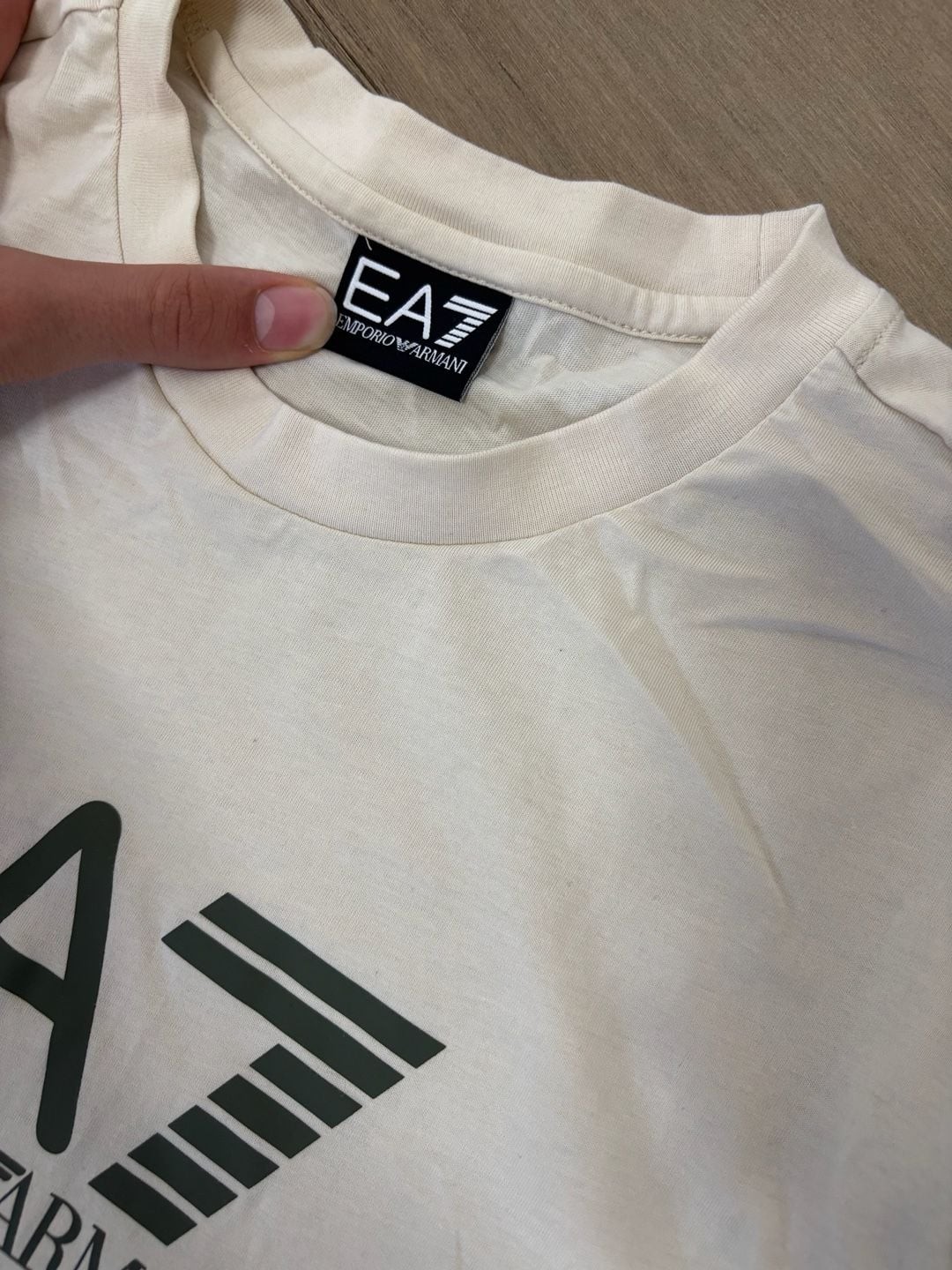 EA7 Emporio Armani Athletic Colour Block Logo T-Shirt gallery