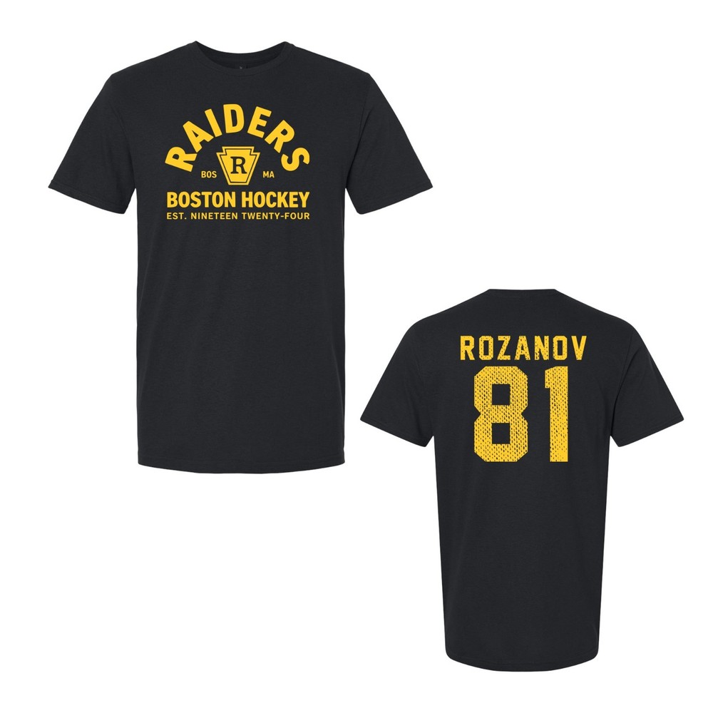 Boston Raiders Hockey Team – Rozanov 81 Jersey – Heated Rivals Xs-6x T-shirt