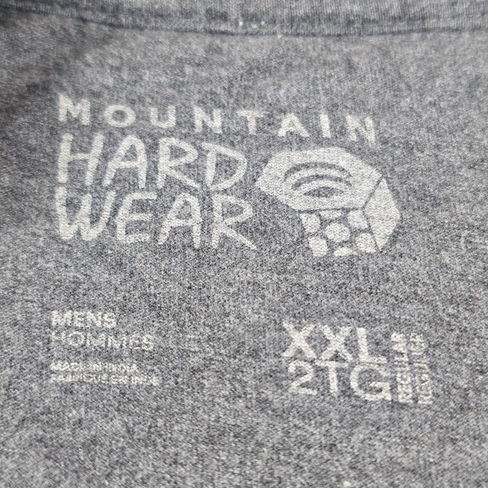 Mountain Hardwear Mens 2XL Gray Long Sleeve T Shirt Organic Cotton Crew Neck gallery