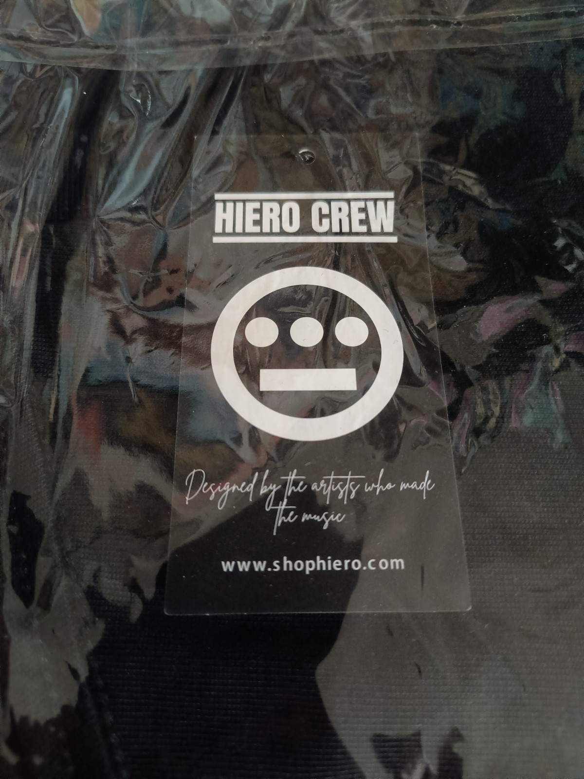 Black & Blue 'HIERO CREW' XL T Shirt & OSFA Hat Combo gallery