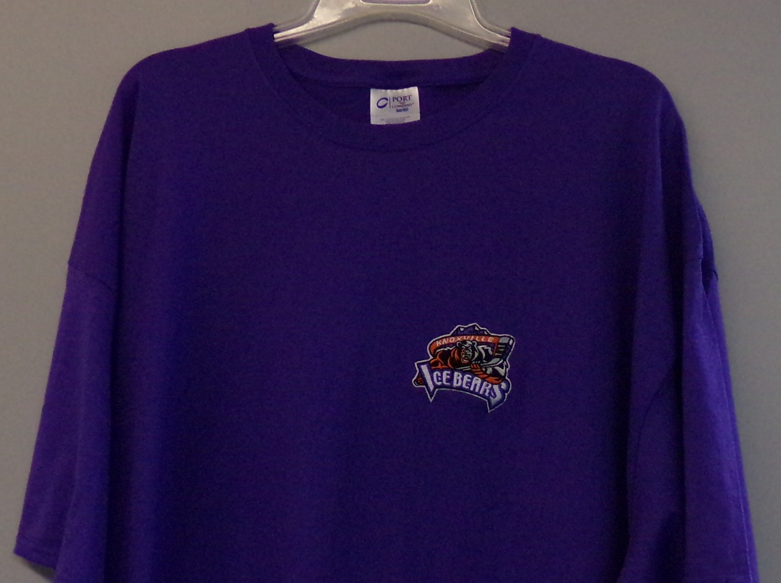 Knoxville Ice Bears SPHL Hockey Embroidered Adult T-Shirt S-6XL, LT-4XLT New gallery
