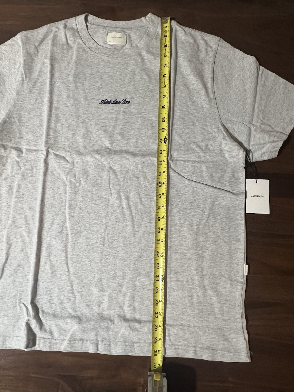 Aime Leon Dore ALD Embroidered Logo Tee Silver Mix (Grey) Cotton T-Shirt XXL gallery