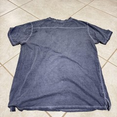 Marc Ecko Cut & Sew Shirt Mens Medium Washed Blue Crewneck Embroidered Logo