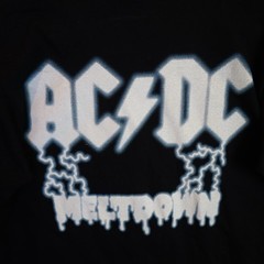 AC/DC Frankenstein Long Sleeve Band Tee The Roxx Power Plus 90s Vintage Style S