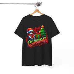 Merry Christmas Graffiti Style Cool Xmas Art Streetwear Holiday T-Shirt