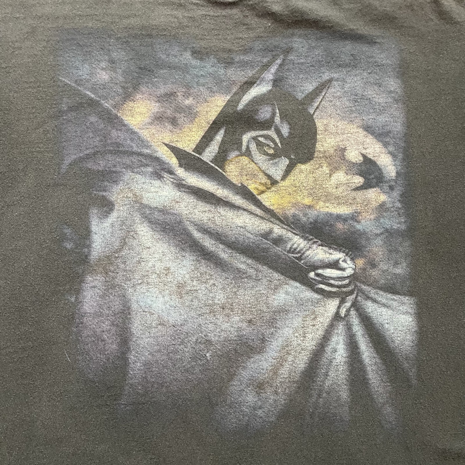 Vintage Batman Forever Movie Promo Shirt Mens XL Single Stitch Faded DC USA 90s gallery