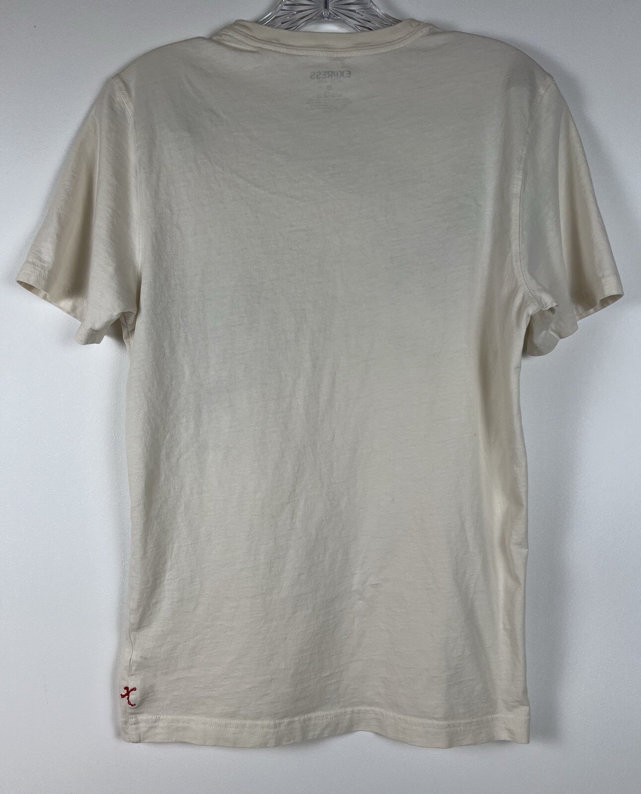 Express Men's Graphic T-Shirt XS Pale Yellow Short Sleeve gallery
