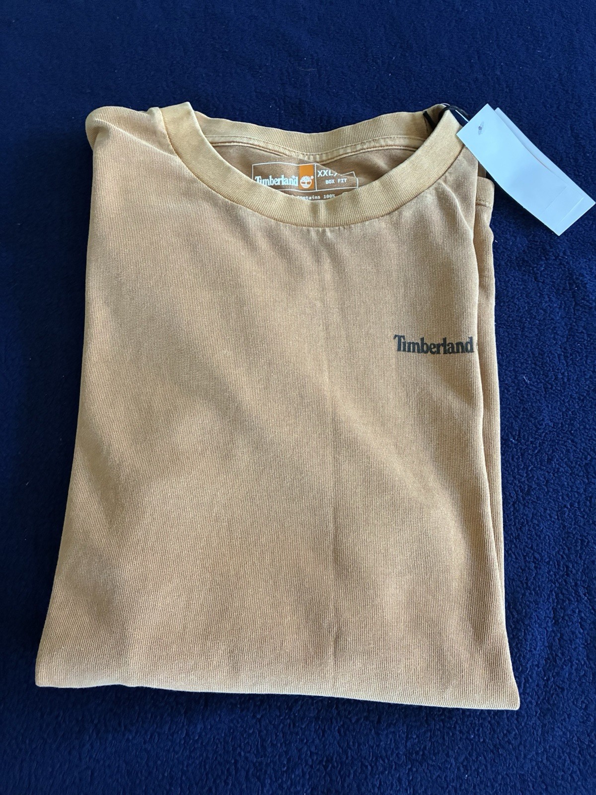 Timberland Footprint Tee Shirt Men’s Size Large Wheat Organic Cotton Tb0a6mh7 gallery