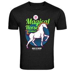Magical Unicorn Horse Creature Retro Fantasy T-Shirt