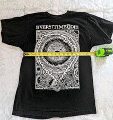 EVERY TIME I DIE SHIRT SIZE SMALL CAVE IN SPLIT RECORD EXCLUSIVE RARE