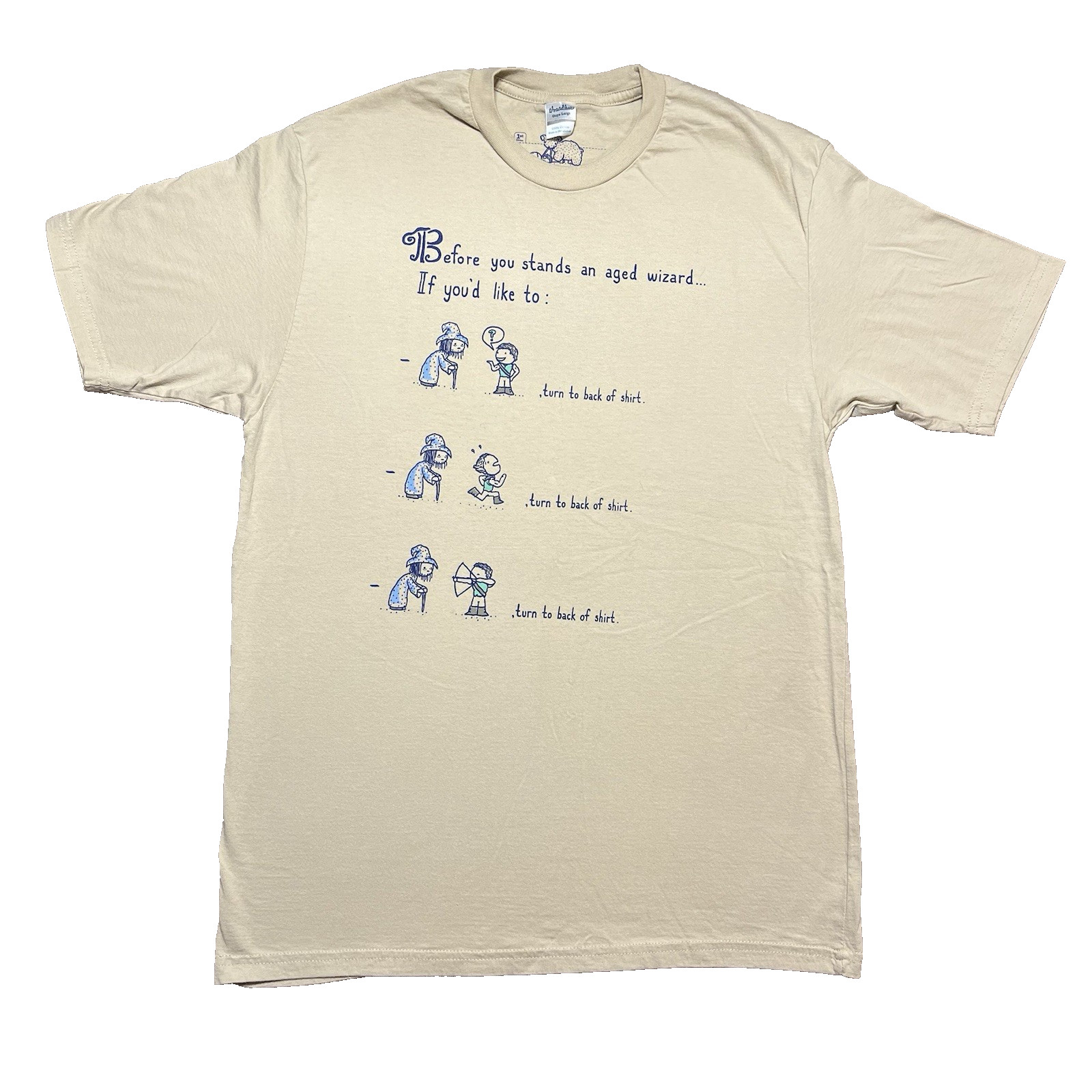 Threadless Artist Series Edgar R McHerly Choose Your Adventure Tee L 1st Edition gallery
