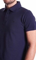 TRUSSARDI JEANS REGULAR FIT SOLID COLOR POLO SHIRT – Size S – Red