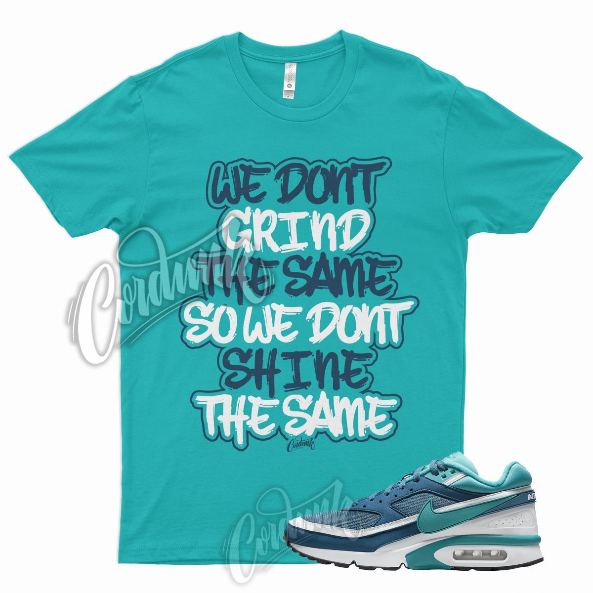 GRIND T Shirt for N Air Max BW Marina Aqua Teal Blue Green Grey Jade Griffey