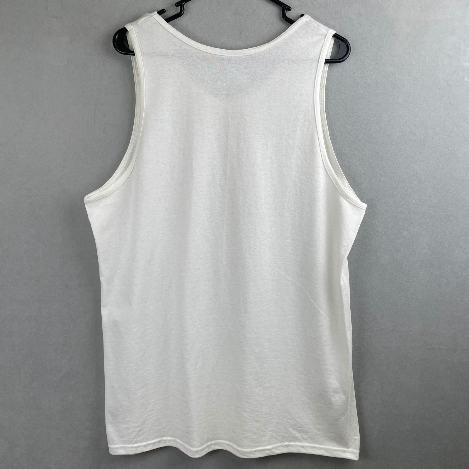 Delta Pro Weight No Problemo Custom Graphic Tank Top White Men L Cotton Summer gallery
