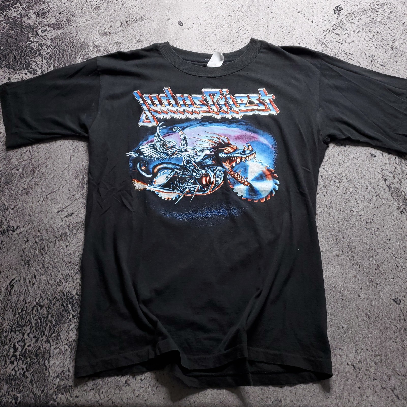 Vintage 90s Judas Priest Painkiller World Tour 1990 Mens T-Shirt Size L gallery
