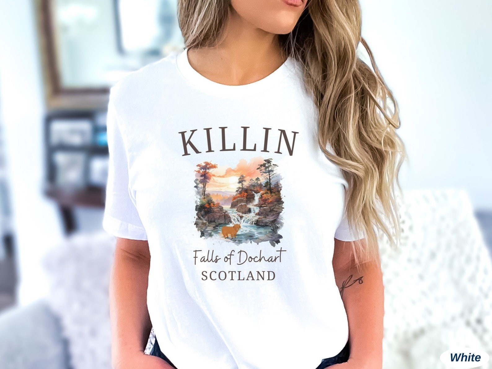 Killin T-Shirt Travel Gift for Scotland Trip Lovers Souvenir Tee