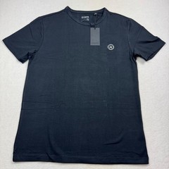 CUTS Clothing Rival Tee Felt Patch Black Size Small Crew Neck Classic Fit NWT