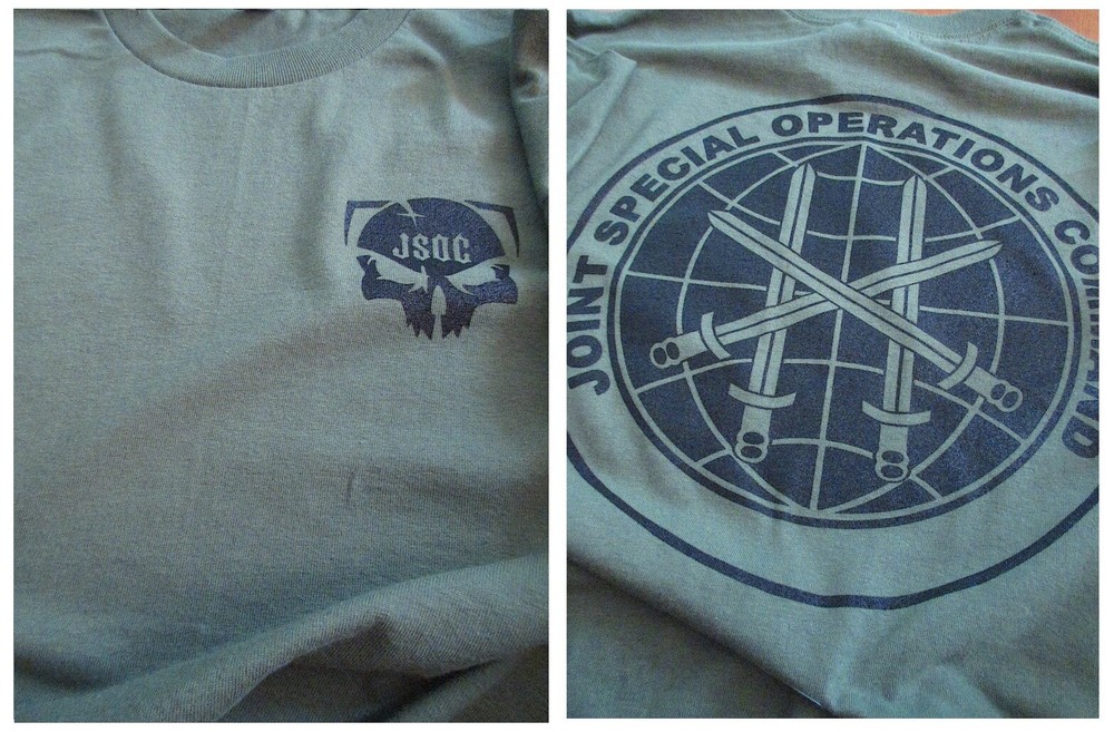 The Joint Special Operations Command (JSOC) Silkscreen (USSOCOM) T-Shirt XL