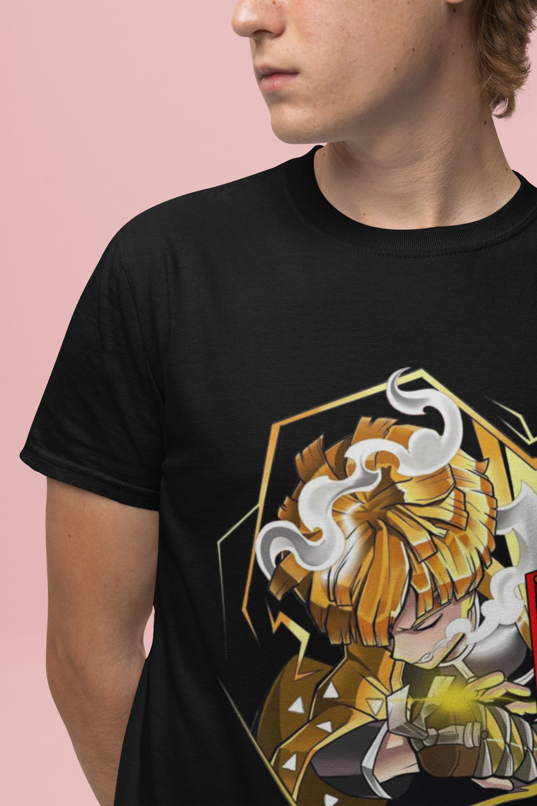 Demon Slayer Shirt Zenitsu Tshirt Tanjiro T-Shirt Muzan Doma Tee Inosuke Nezuko gallery